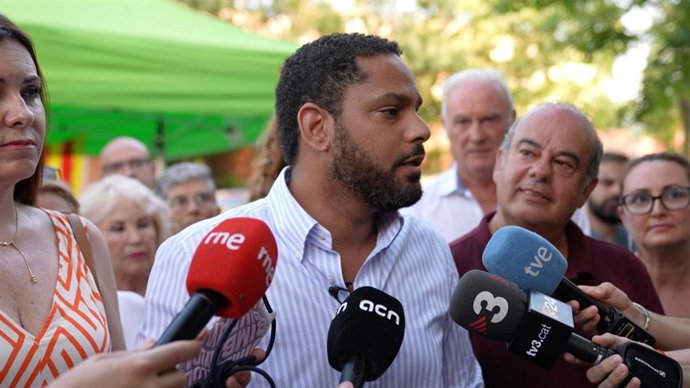El secretario general de Vox y portavoz del partido en el Parlament de Catalunya, Ignacio Garriga