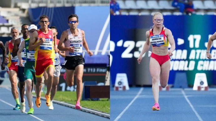 Yassine Ouhdadi y Adiaratou Iglesias