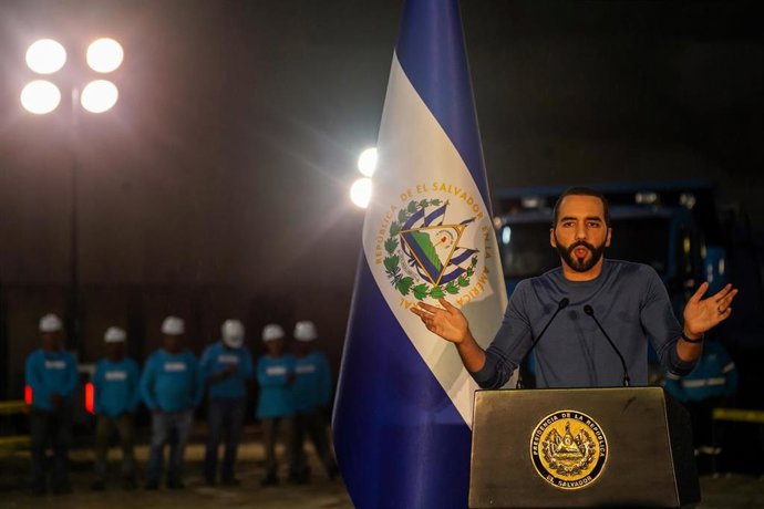 El presidente de El Salvador, Nayib Bukele