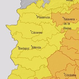 Alertas en Extremadura para el 11 de julio