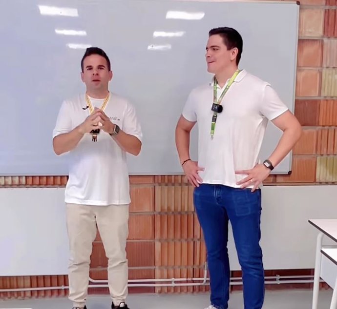 Ángel Gaitán visitando Ramar FP en sus instalaciones de Sabadell.