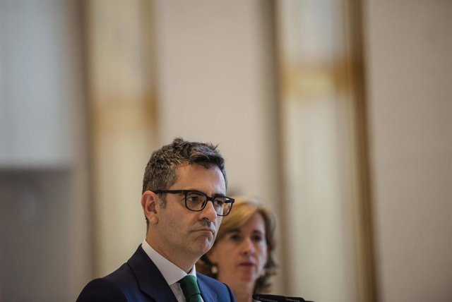 El ministro de la Presidencia, Relaciones con las Cortes y Memoria Democrática, Félix Bolaños, visita a la Galería de las Colecciones Reales de Patrimonio Nacional, a 16 de junio de 2023, en Madrid (España).