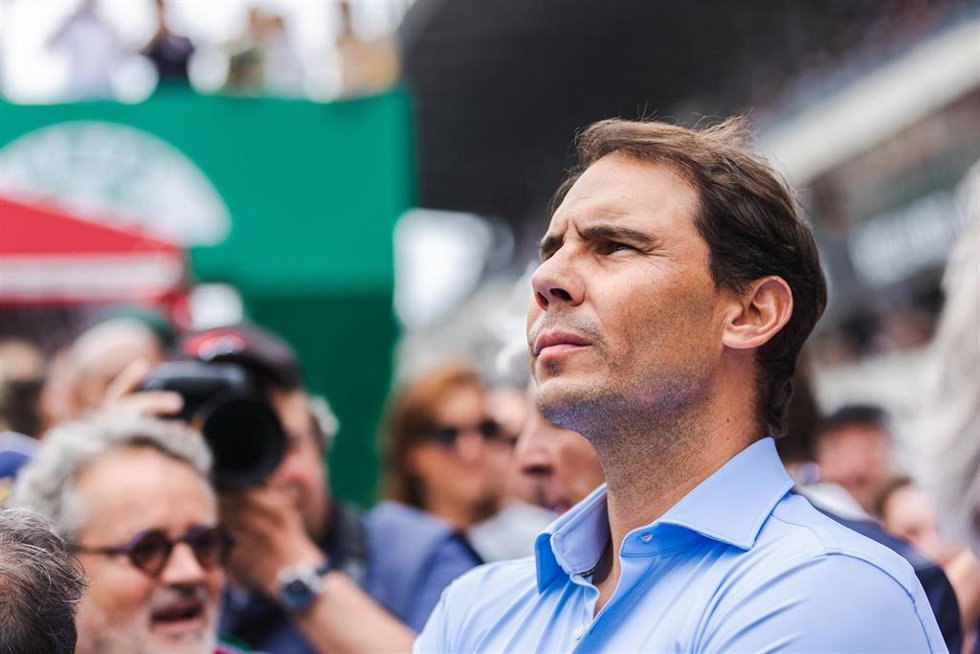 El tenista español Rafa Nadal, en Francia.