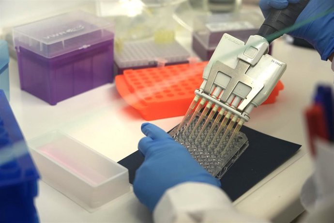 Archivo - Una científica en el laboratorio 