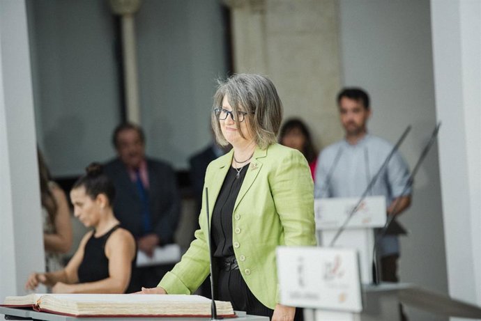 La nueva consejera de Desarrollo Sostenible de Castilla-La Mancha, María Mercedes Gómez