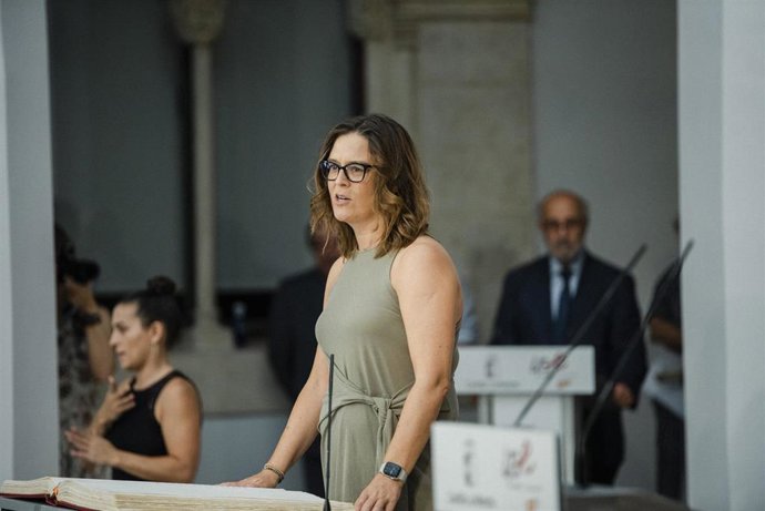 La nueva portavoz del Gobierno de Castilla-La Mancha, Esther Padilla
