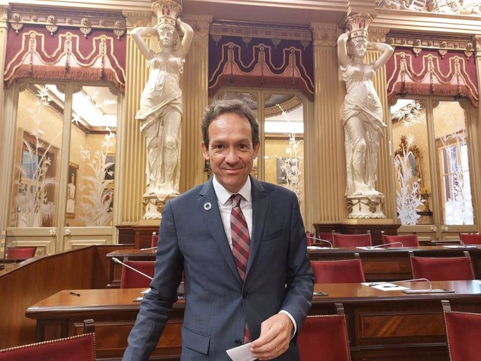 El portavoz adjunto del Grupo Parlamentario Socialista, Marc Pons, en el Parlament.