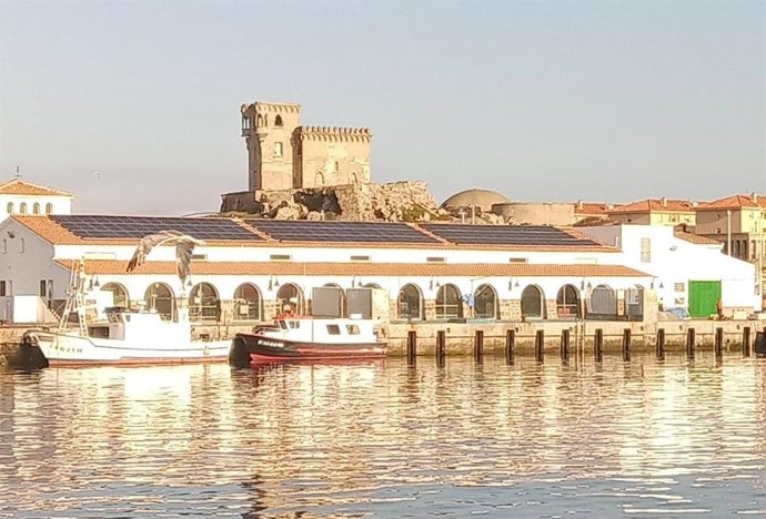 Lonja del puerto de Tarifa.