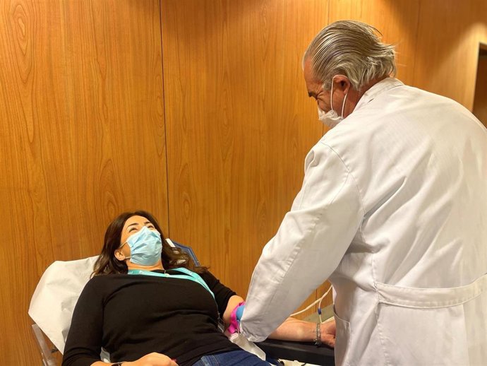 Jornada de donación de sangre en el Hospital Quirónsalud Infanta Luisa