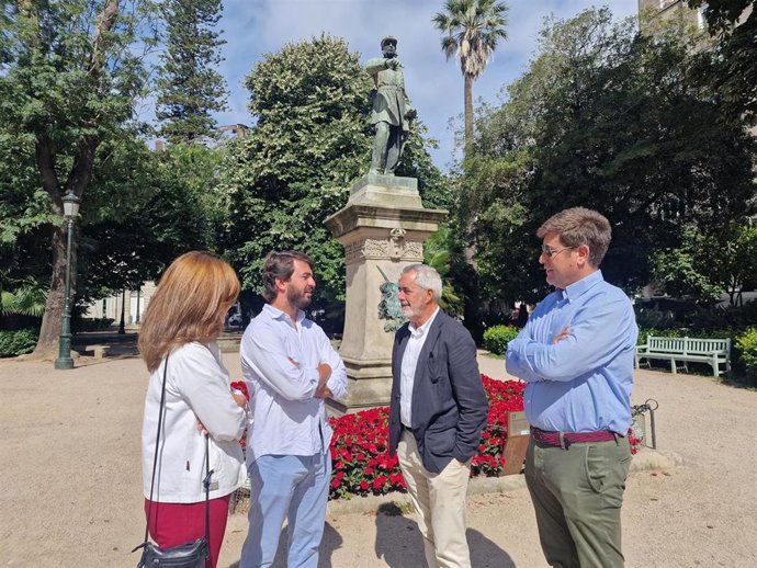 El vicepresidente de Castilla y León, Juan García-Gallardo, este martes en Vigo.