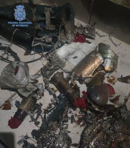 Imagen de los desperfectos ocasionados.