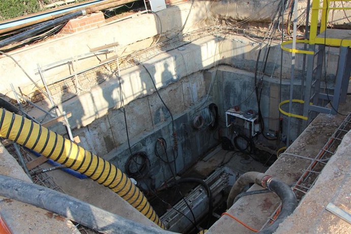 Archivo - Obras del colector emisario Puerto.