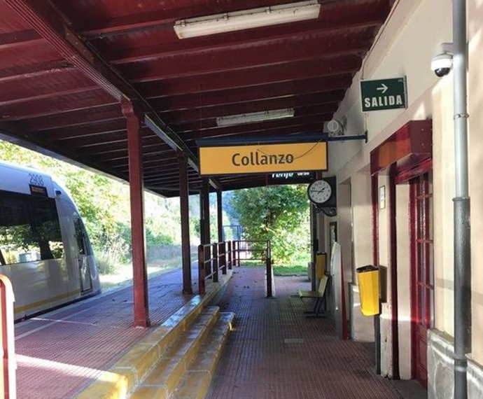 Estación de tren de cercanías de Collanzo.