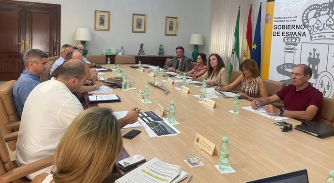 Reunión de la comisión de asistencia a la subdelegada.