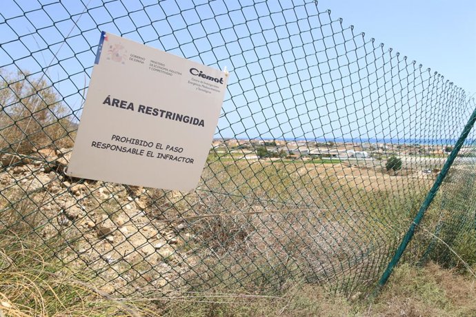 Archivo - Detalle de la parcela contaminada por el accidente nuclear en Palomares, a 29 de mayo de 2023 en Almería (Andalucía, España). En la mañana del 17 de enero de 1966, se produjo sobre Palomares, una pedanía del municipio almeriense de Cuevas del 