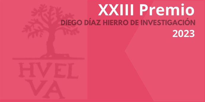 Cartel del XXIII Premio de Investigación Diego Díaz Hierro.