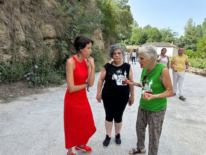 Martina Velarde en el Valle de Lecrín (Granada) .