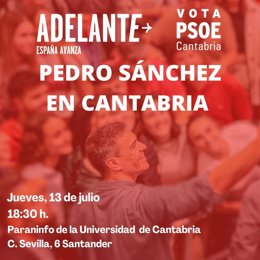 Cartel de Pedro Sánchez