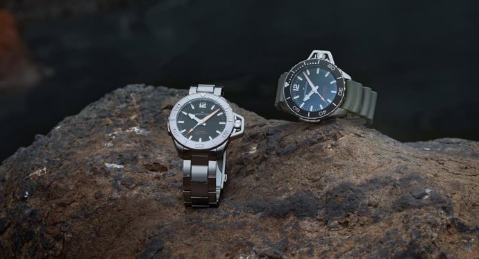 Hamilton reinterpreta su reloj de aventura Khaki Navi Frogman.