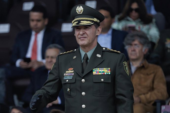 Bogotá. Junio 20 de 2023. Ceremonia de ascenso del director general de la policía nacional, General William René Salamanca Ramirez. (Colprensa - Camila Diaz)