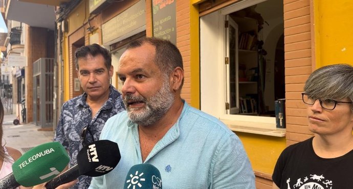 El candidato al Congreso de los Diputados por Sumar en la provincia de Huelva, Rafael Sánchez Rufo.