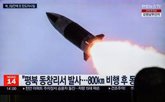 Foto: Corea.- Corea del Norte lanza un misil balístico hacia el mar de Japón