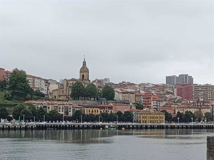Cielos nublados sobre Portugalete (archivo).