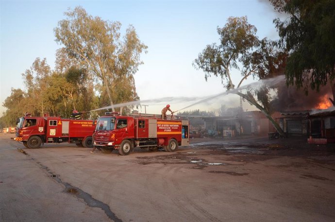 Archivo - Imagen de archivo del Cuerpo de Bomberos de Pakistán