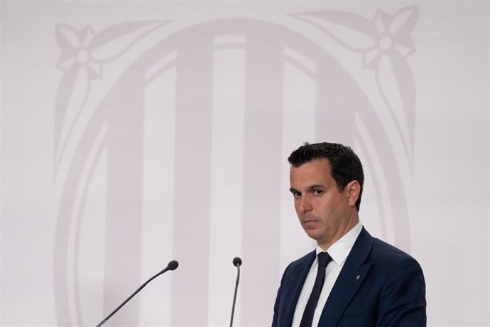 Imagen de archivo - Samuel Reyes (ACA) en rueda de prensa en la Generalitat