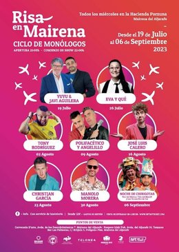 Cartel de la edición 2023 de la Risa en Mairena