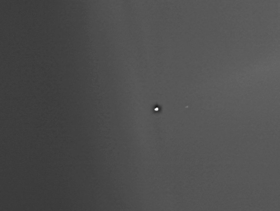 El sistema Tierra-Luna captado desde Marte a 300 millones de kilómetros