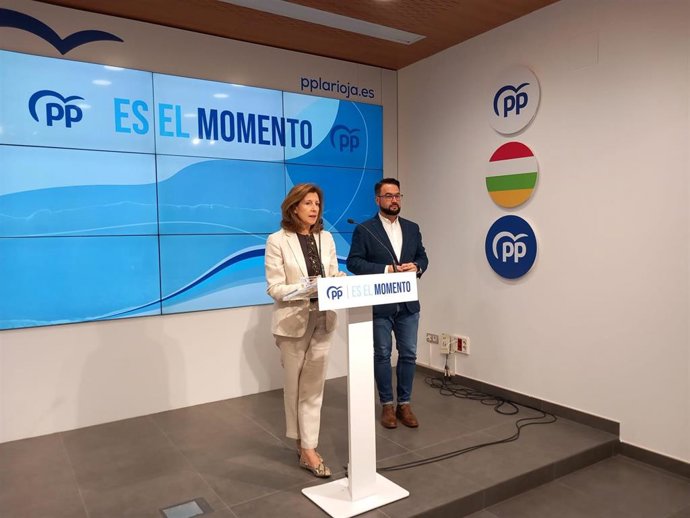 La candidata al Senado por el PP de La Rioja, Mar San Martín, expone las medidas en Sanidad