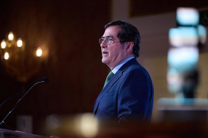 El presidente de la CEOE, Antonio Garamendi.