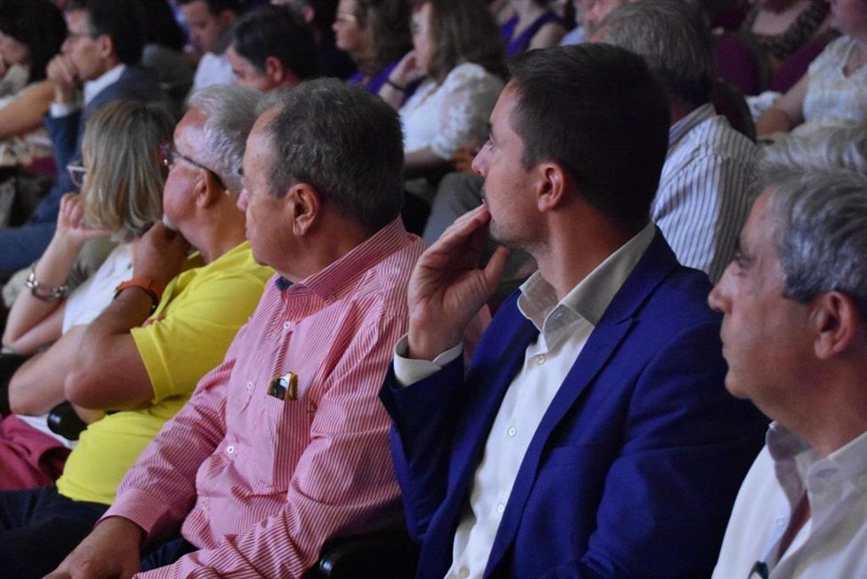 El líder del PSOE-M, Juan Lobato, en el Ateneo de Madrid