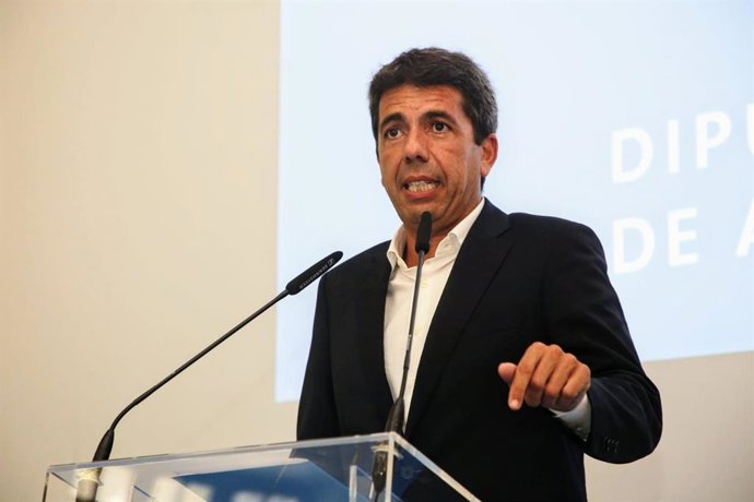 Imagen del líder del PPCV, Carlos Mazón.