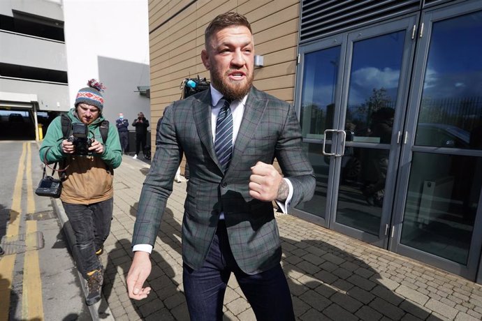 Archivo - El luchador irlandés Conor McGregor 