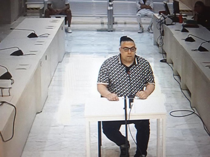 Abdel Bary durante el juicio en la Audiencia Nacional