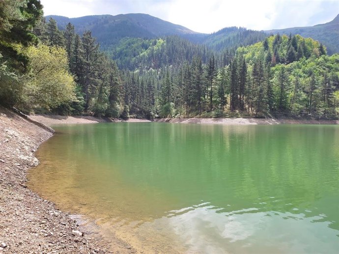 Presa de Nocedal, en Güeñes (Bizkaia)