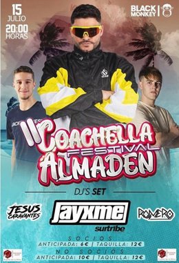 Cartel del II Coachella Almadén.