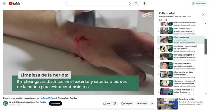 Imagen de uno de los vídeos.