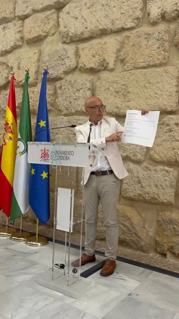 El portavoz del PSOE en el Ayuntamiento de Córdoba, Antonio Hurtado.