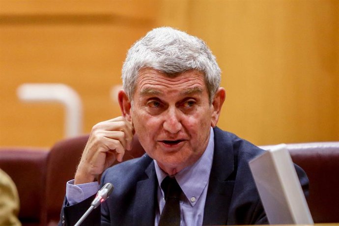Archivo - El presidente de la Corporación RTVE,  José Manuel Pérez Tornero, comparece en comisión Mixta de Control Parlamentario de la Corporación RTVE y sus Sociedades en el Senado, a 4 de octubre de 2021, en Madrid (España). La comparecencia se produc