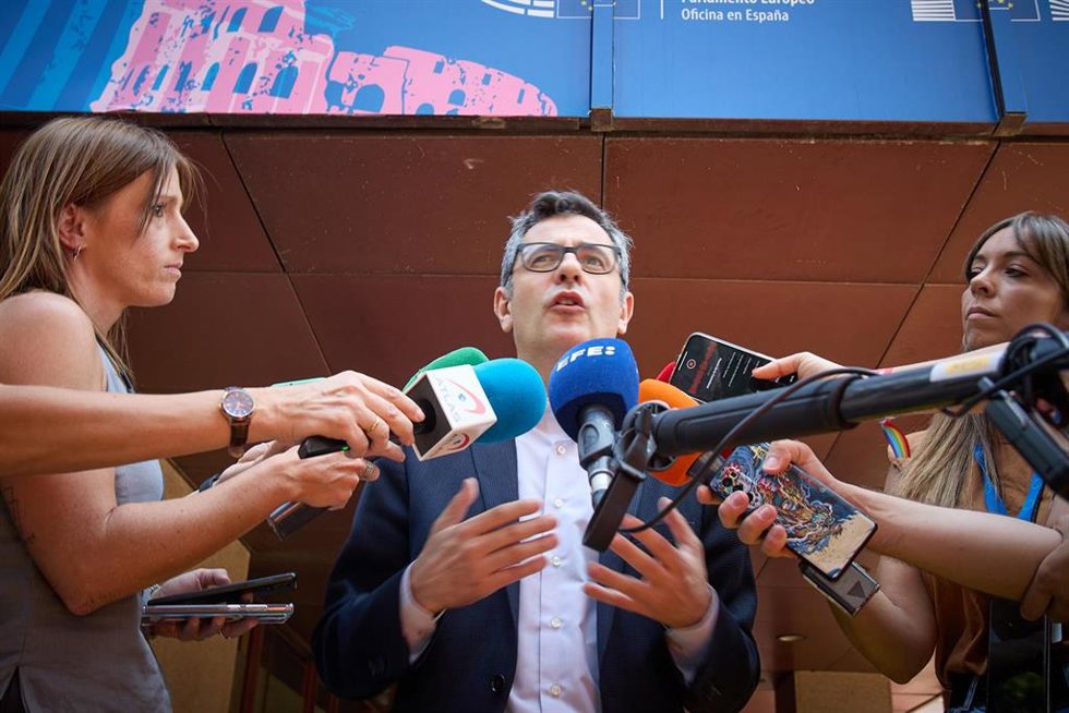 El ministro de la Presidencia, Relaciones con las Cortes y Memoria Democrática, Félix Bolaños