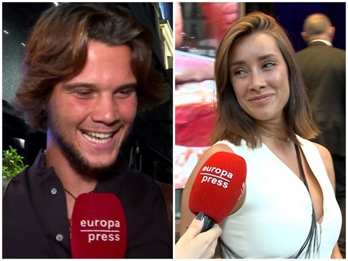 Bosco Martínez-Bordiu y Adara Molinero a su llegada a la sala Kapital este miércoles