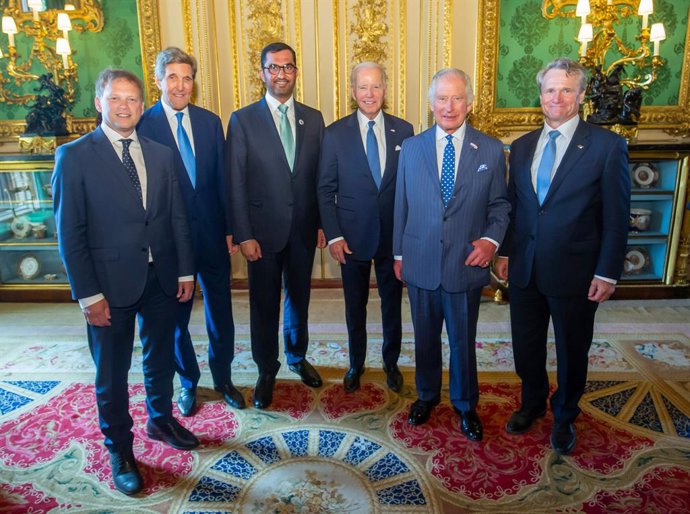 During his visit to London, COP28 President Designate Dr. Sultan Al Jaber met with US President Joe Biden, His Majesty King Charles III, UK Government Ministers and Leading Investors and Philanthropists to discuss unlocking climate finance with a focus 