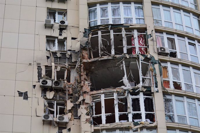 Archivo - Imagen de archivo de un ataque ruso en Kiev