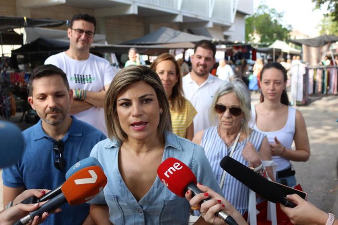 La candidata del PSOE al Senado, Inma Sánchez Roca