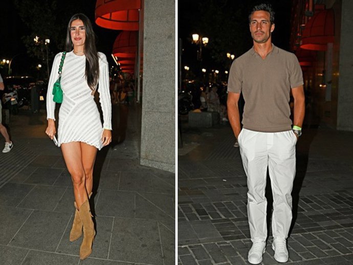 Lidia Torrent y Jaime Astrain a su llegada al concierto de Sebastián Yatra