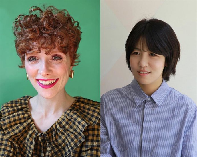 La británica Harriet Parry y la coreana Ha I I Hwa, participantes de Flora 2023.
