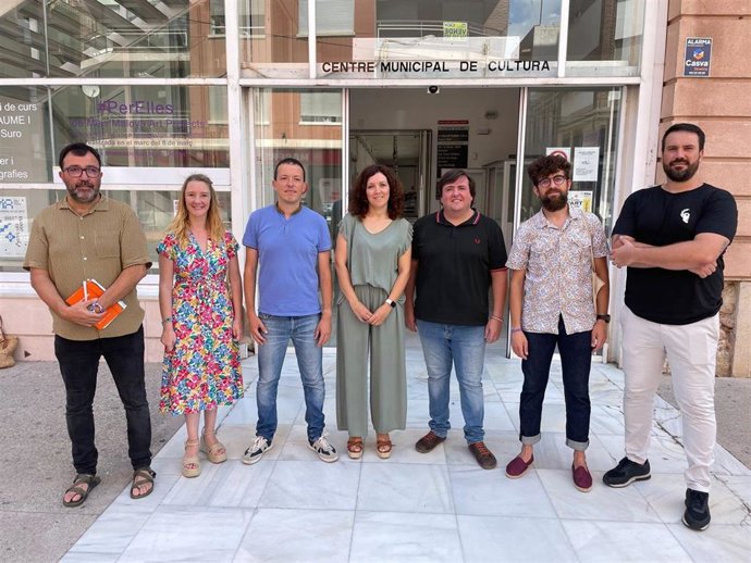 Candidatos de Compromís-Sumar, concejales de Compromís en Borriana y diputados provinciales